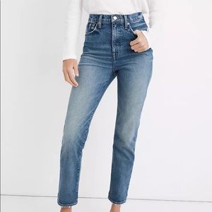 Madewell NWT Rivet & Thread Perfect Vintage Jeans in Newkirk Wash